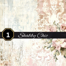 Shabby Vinyl collection- 12x12 vinyl sheets-9 designs available