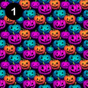 Neon Halloween 12x12 Vinyl Sheets- 10 Designs Available