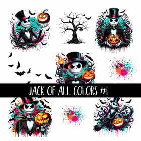 Jack of all colors UV Decal sheets 3 to choose from