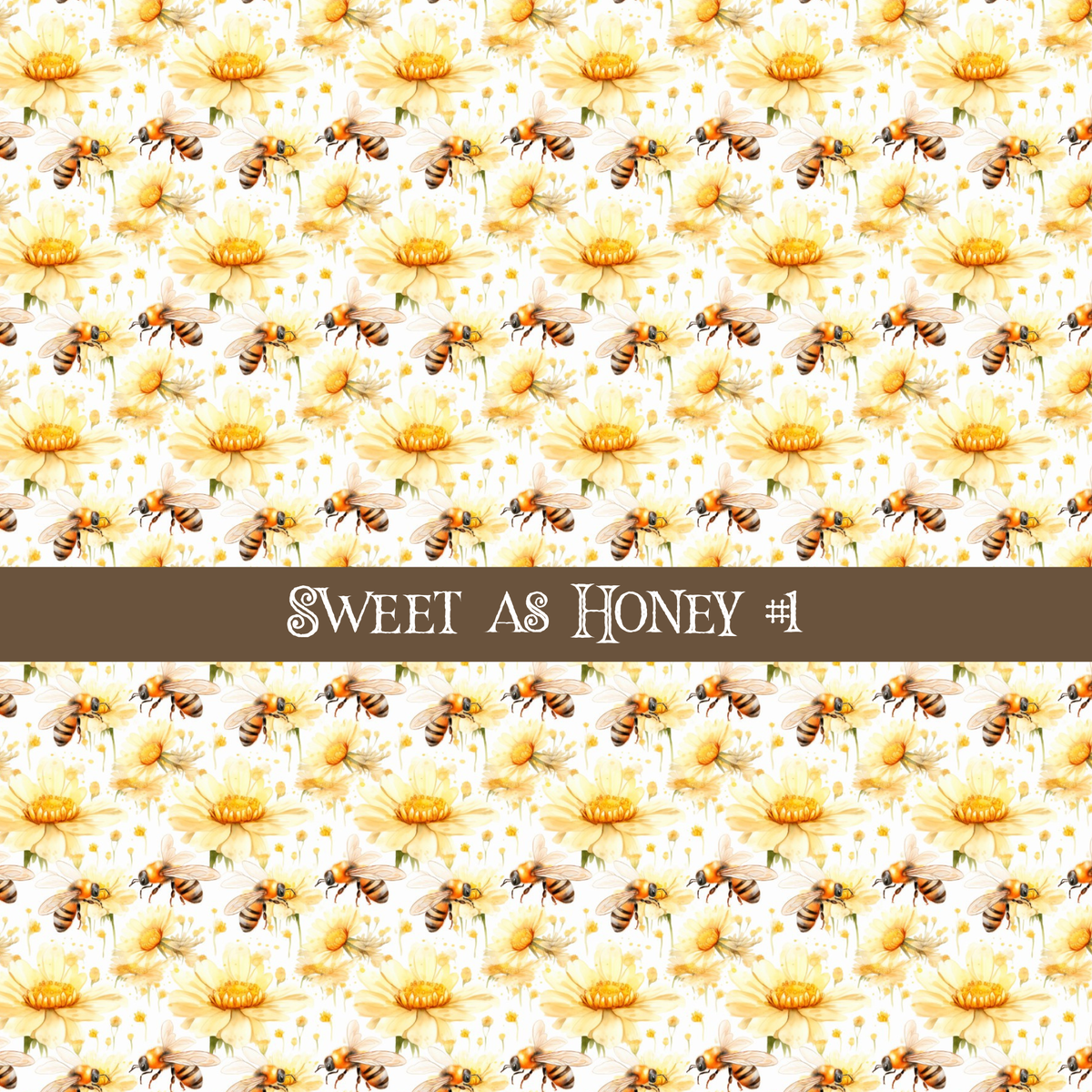 Sweet as Honey - vinyl sheets 10 (Patterns to choose from)