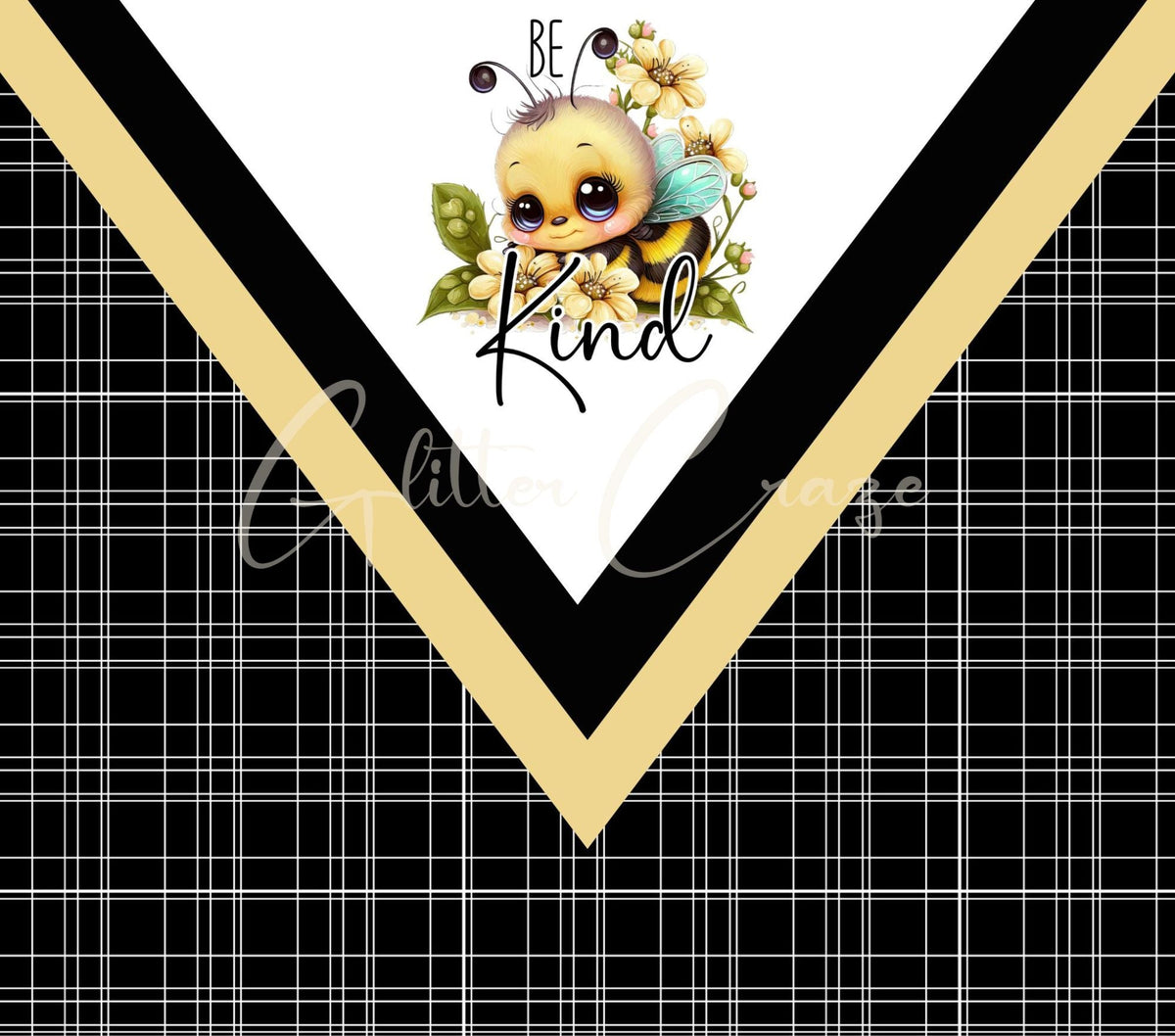 Bee Kind Digital download- tumbler wraps- 2 Designs