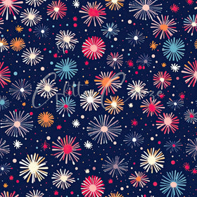Fireworks 12x12 sheets- 10 Designs available on clear or white