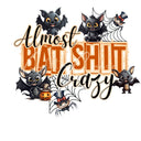 Bat shit Crazy Digital Downloads- 2 Designs