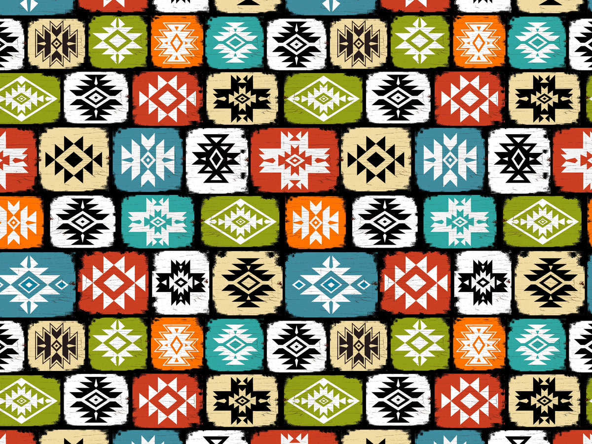 Colorful Western 12x12 Vinyl Sheets- 9 Designs Available