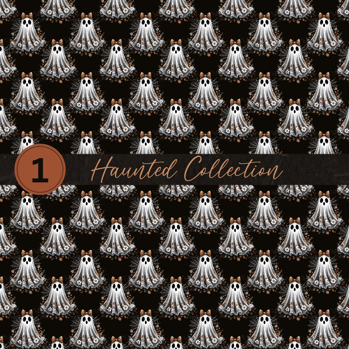 Haunted Vinyl collection- 12x12 vinyl sheets-9 designs available