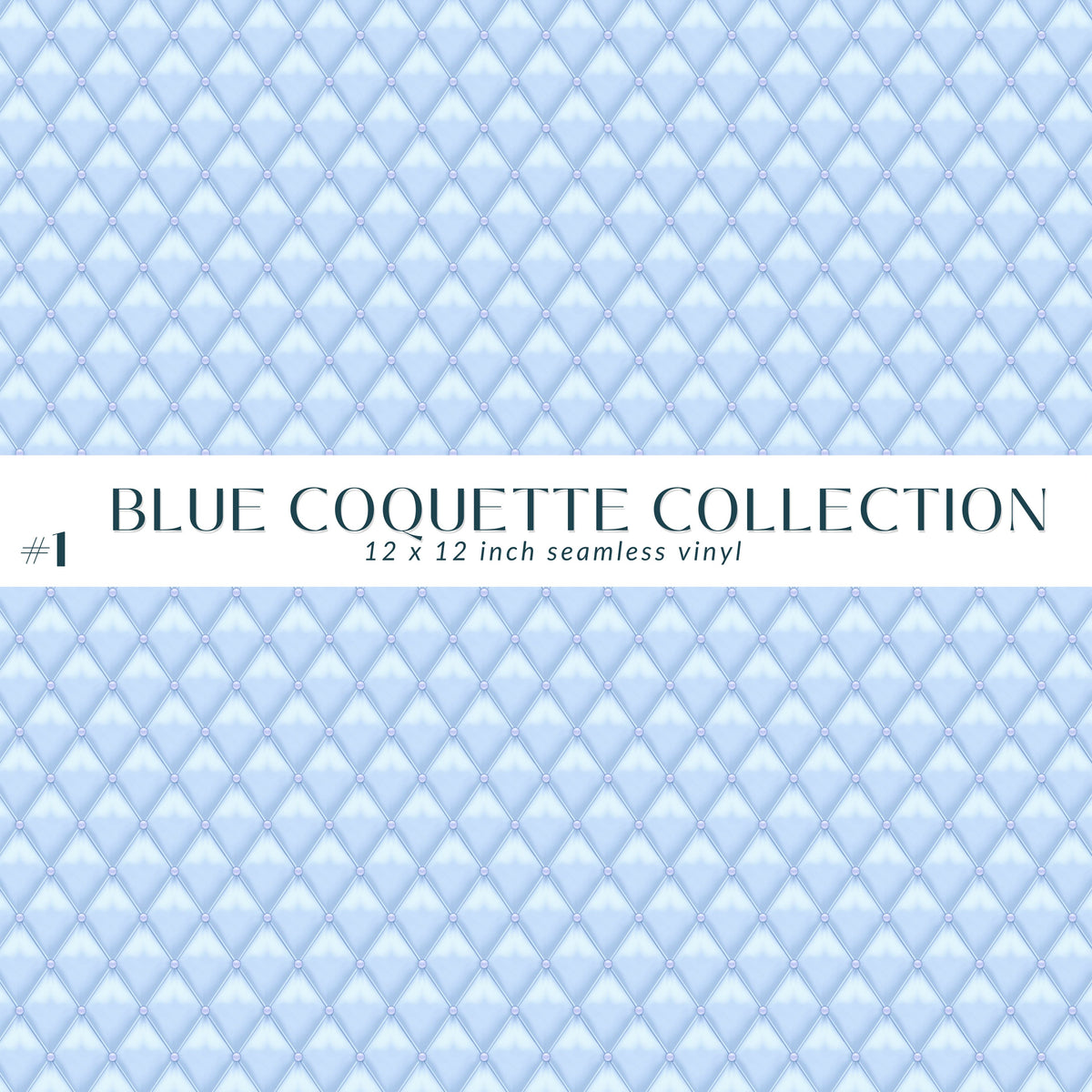 Blue Coquette Collection Vinyl collection- 12x12 vinyl sheets-20 designs available