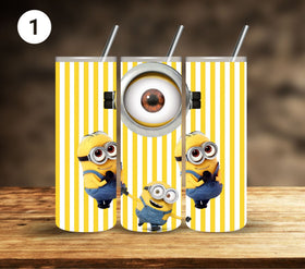 Minion Vinyl tumbler wraps- 10 Designs