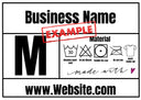 Tagless Shirt Tag editable Canva Template