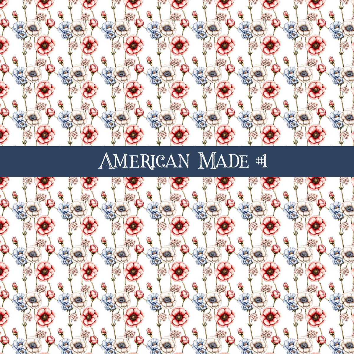 American Made- vinyl sheets 10 (Patterns to choose from)