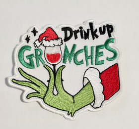 Drink up Grinches Hat Patch