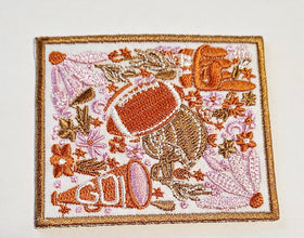 Football and Fall Hat Patch