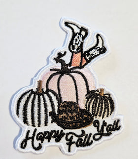 Happy Fall Y'all Hat Patch