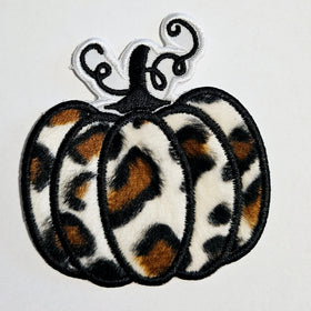 Leopard Pumpkin Hat Patch