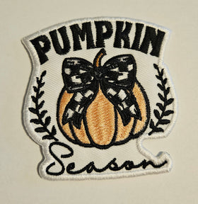 Pumpkin season Hat Patch