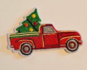 Christmas truck Hat Patch