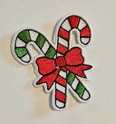 Double Candy Cane Hat Patch