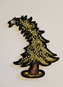 Rhinestone Christmas Tree Hat Patch