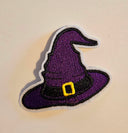 Purple witches hat patch