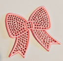 Rhinestone Bow  hat patch