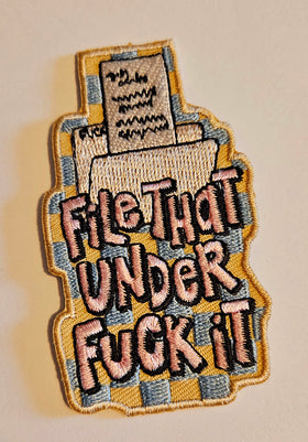 File that under fuck it hat patch