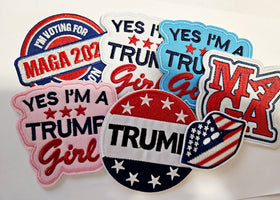 Trump  embroidered Hat Patch Pack-7 Patches