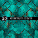 Western Turquoise and Leather Collection Vinyl collection- 12x12 vinyl sheets-20 designs available