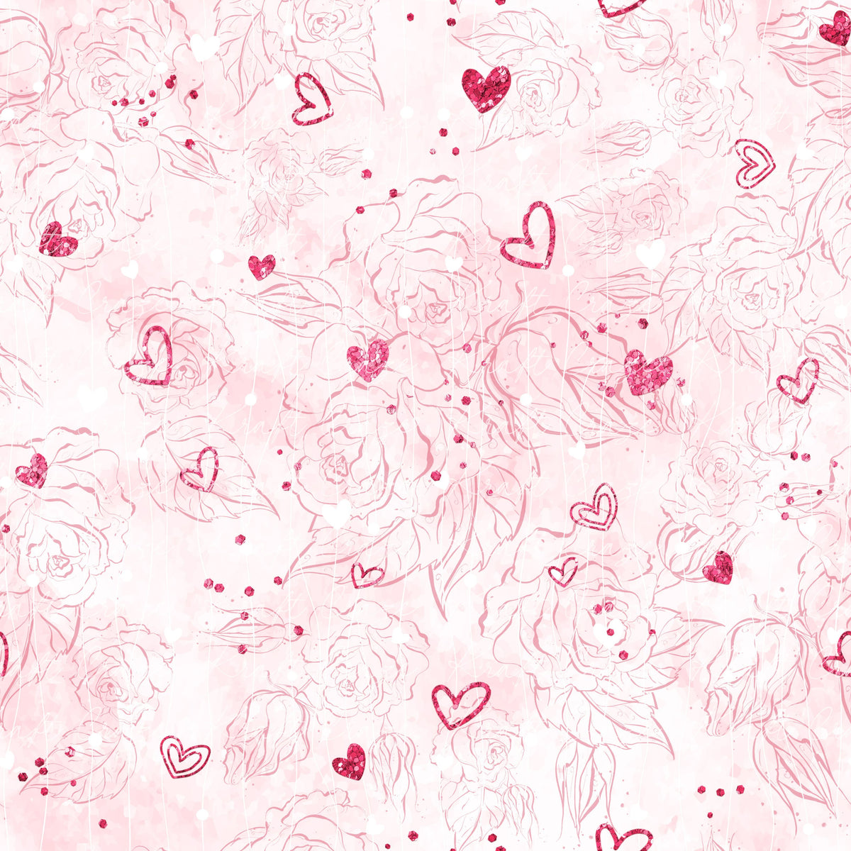 Red and Pink Roses Collection Vinyl collection- 12x12 vinyl sheets-22 designs available
