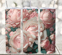 3D Flowers and Roses Vinyl Tumbler wraps- 14 Designs