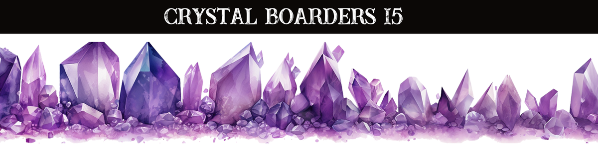 Crystals Boarders UV DTF - 8 Design Options