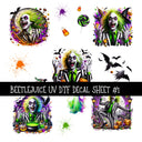 Bettlejuice UV DTF Decal sheets 3 designs available