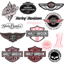 Motorcycle UV DTF Decal accent Sheet 10x10 2 Designs