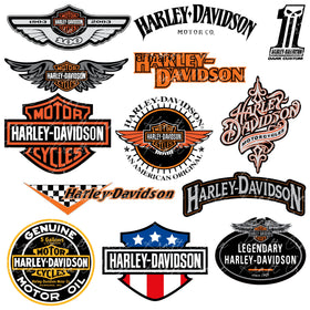 Motorcycle UV DTF Decal accent Sheet 10x10 2 Designs