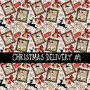 Christmas Delivery Collection vinyl sheets 2 Patterns to choose from