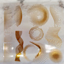 Metallic Swirl Dots- Clearance