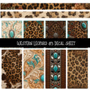 Western Leopard Decal sheets 4 designs available