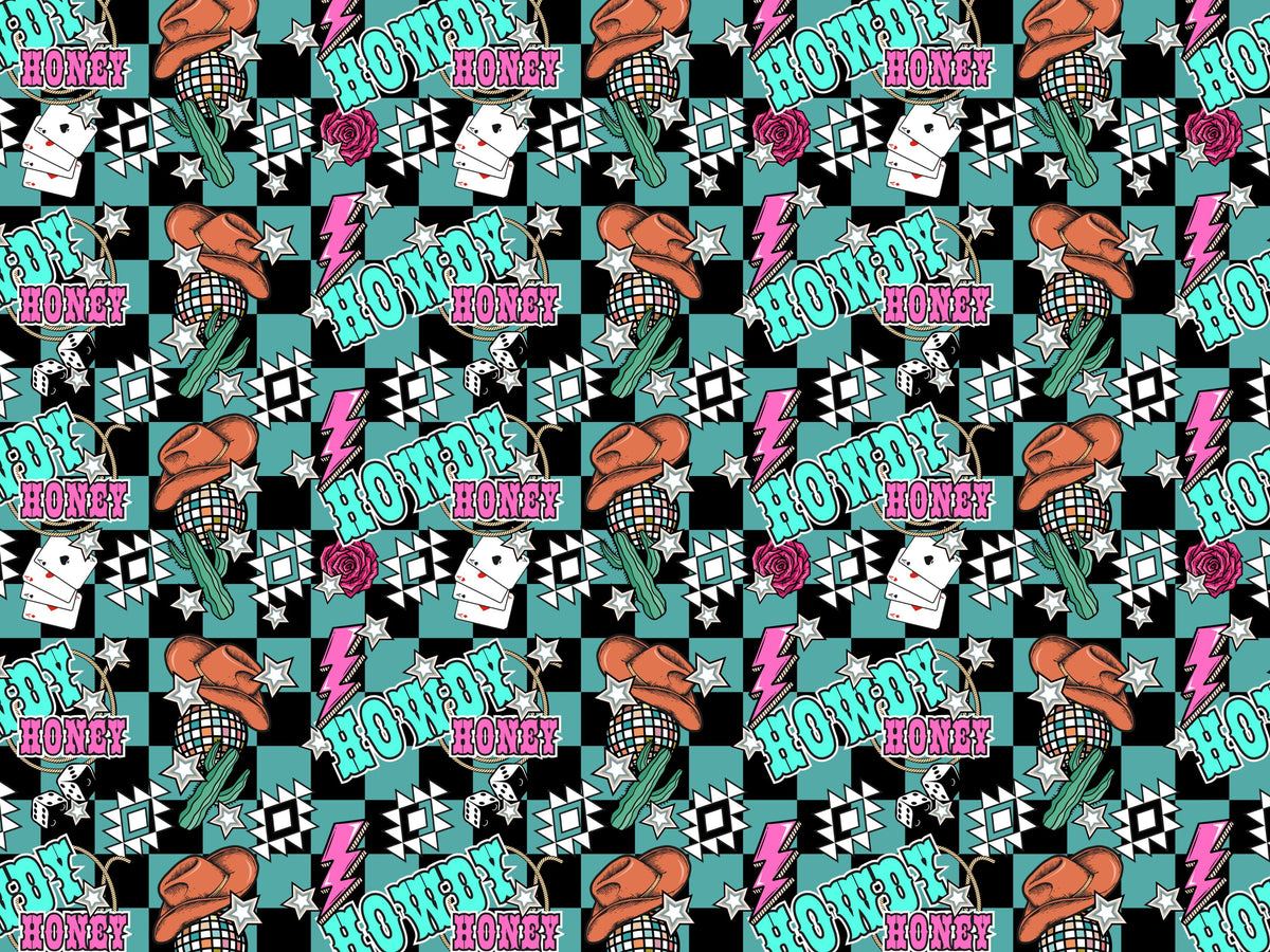 Colorful Western 12x12 Vinyl Sheets- 9 Designs Available