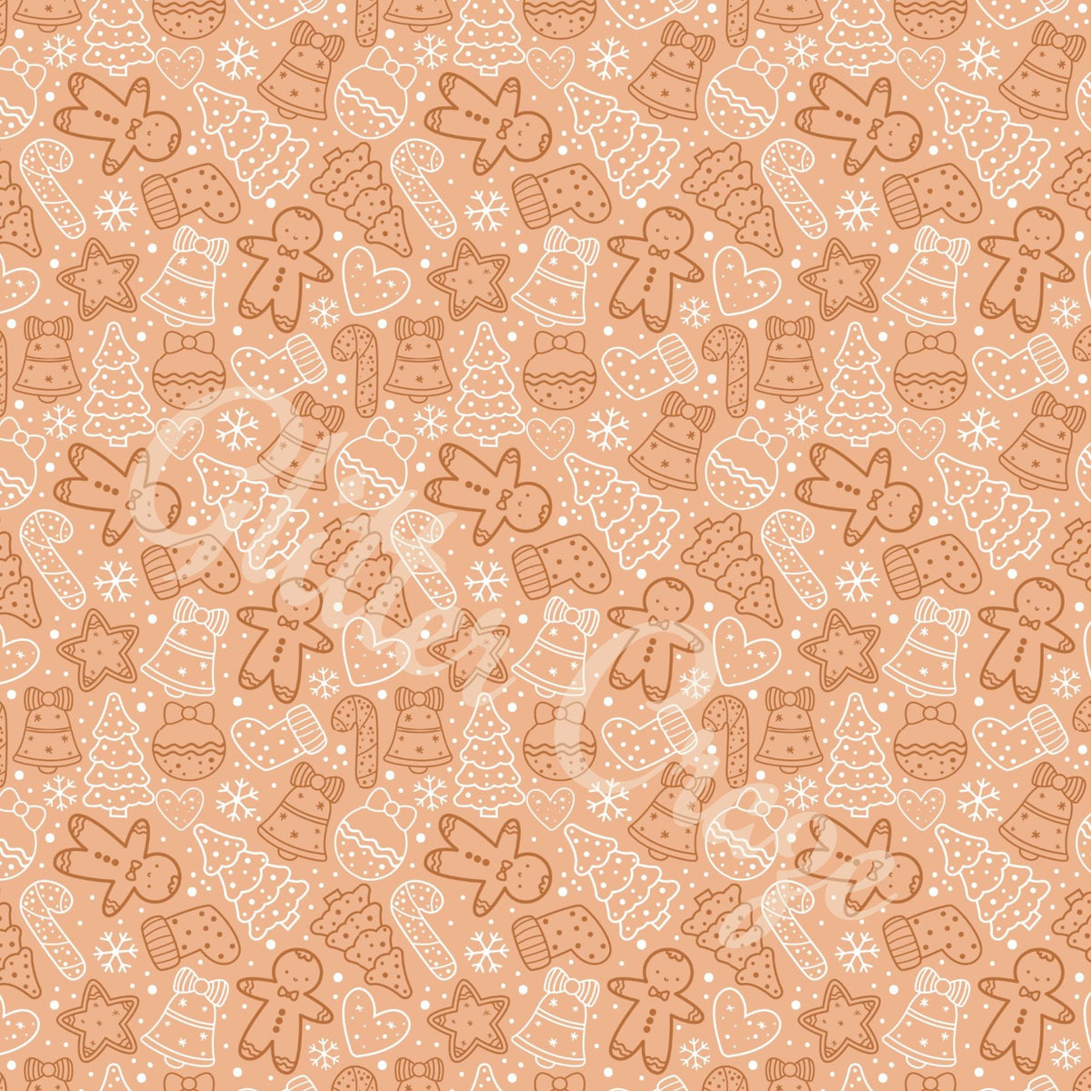 Gingerbread 12x12 Vinyl Sheets- 6 Designs