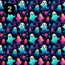 Neon Halloween 12x12 Vinyl Sheets- 10 Designs Available