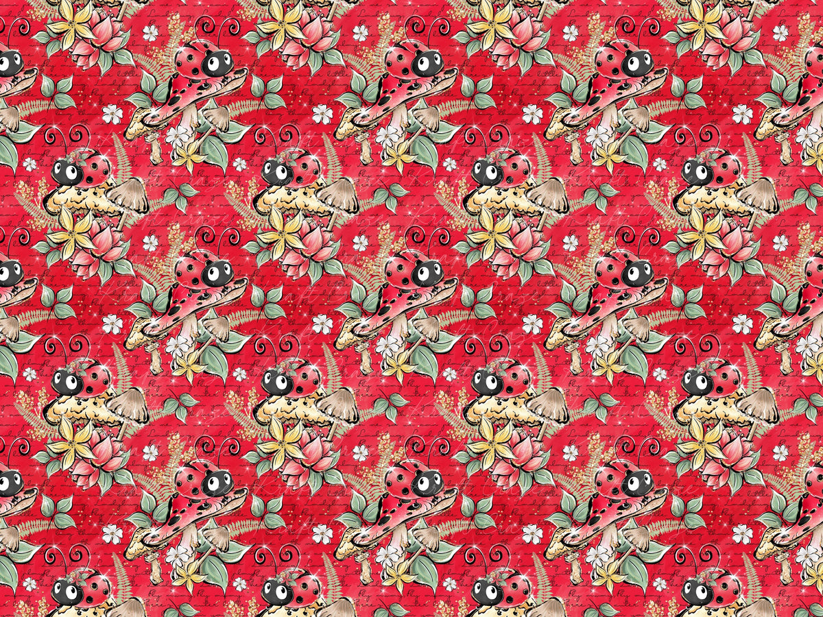 Cute Ladybug Collection Vinyl collection- 12x12 vinyl sheets-14 designs available