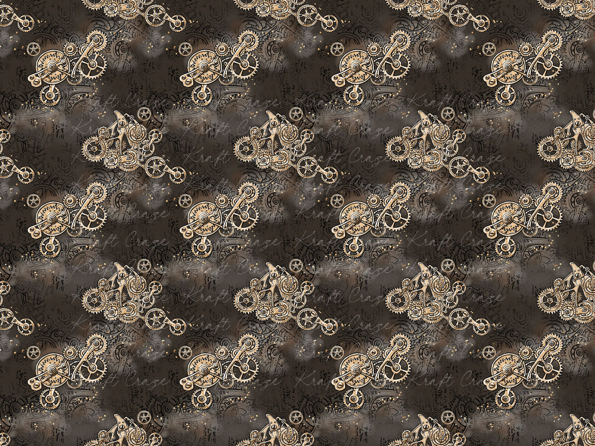 Steampunk Wonders Collection Vinyl collection- 12x12 vinyl sheets-18 designs available