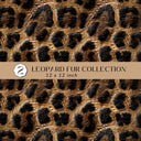 leopard Fur Collection Vinyl collection- 12x12 vinyl sheets-10 designs available