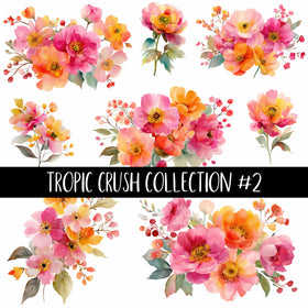 Tropic Crush Collection 14 Coordinating UV Decal sheets to choose from
