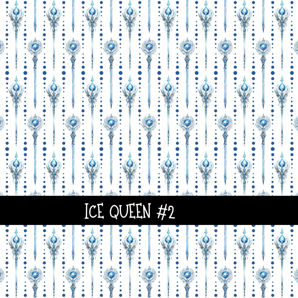 Ice Queen Collection vinyl sheets 12 Patterns to choose from