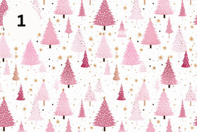 Dreaming of a Pink Christmas vinyl collection- 12x12 sheets- 12designs available