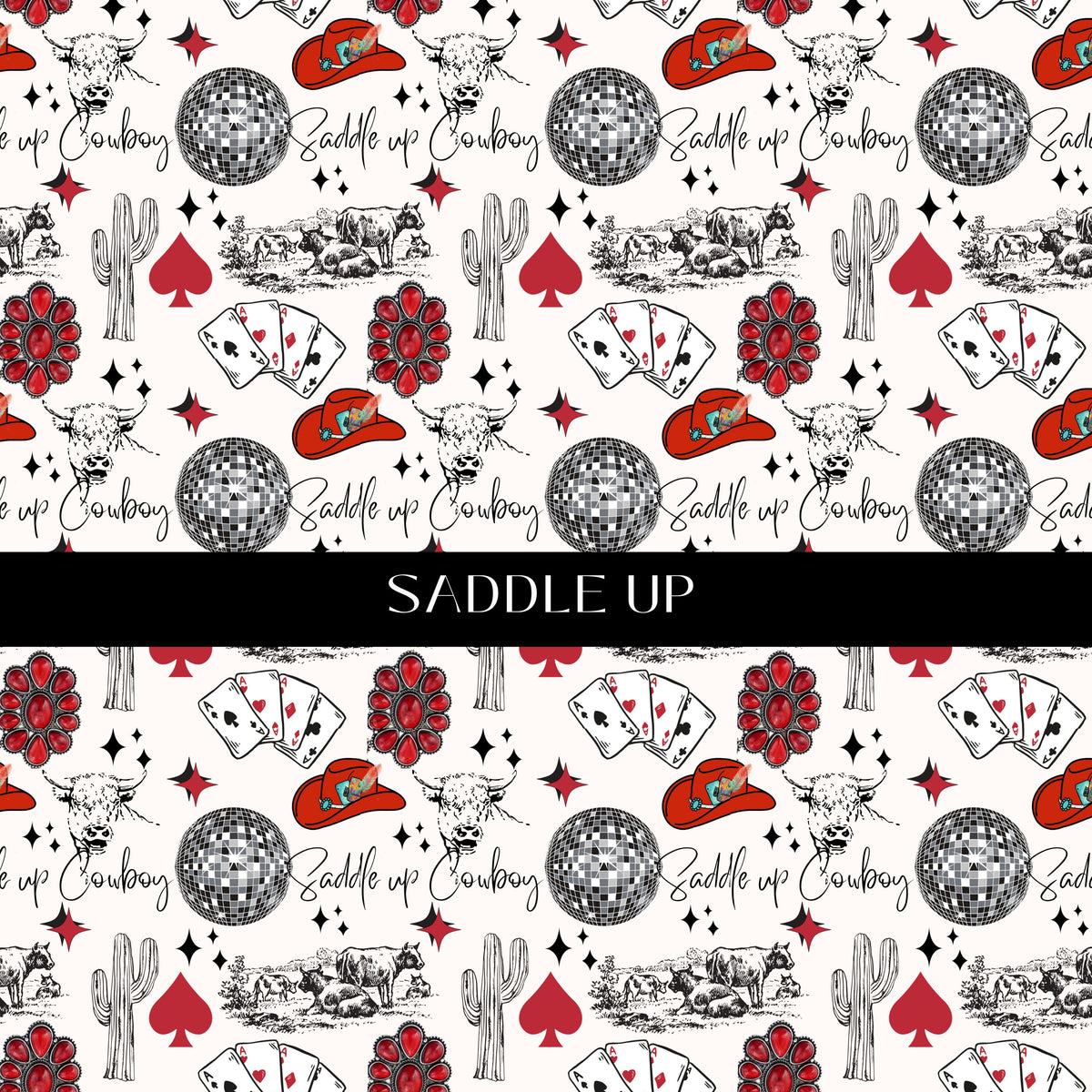 Saddle up  vinyl sheet