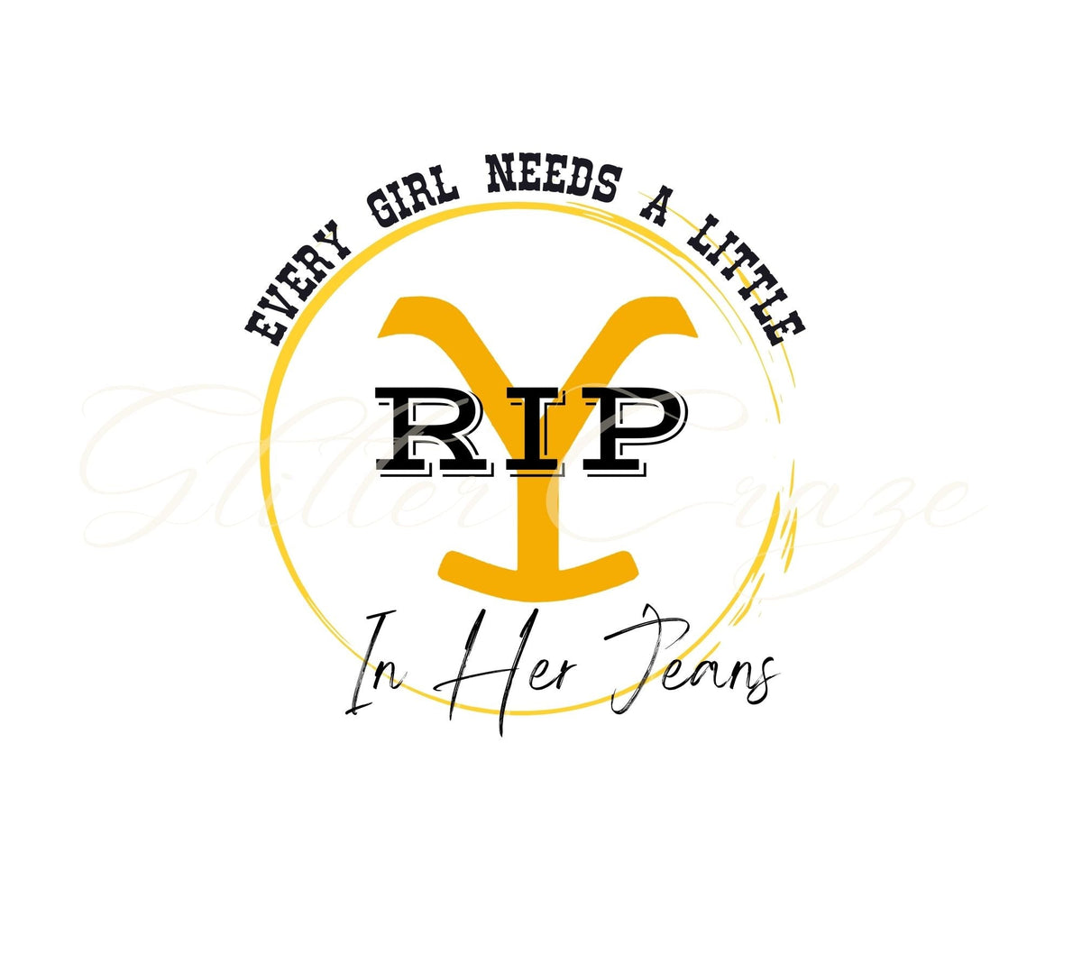 Rip in her Jeans Digital Downloads