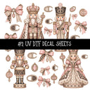Bougie Nutcracker Coach UV DTF Decal sheets 11 Designs available