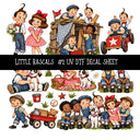 Little Rascals UV DTF Decal sheets 12 Designs available