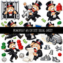 Monopoly UV DTF Decal sheets 11 Designs available