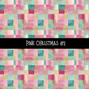 Pink Christmas Collection vinyl sheets 12 Patterns to choose from